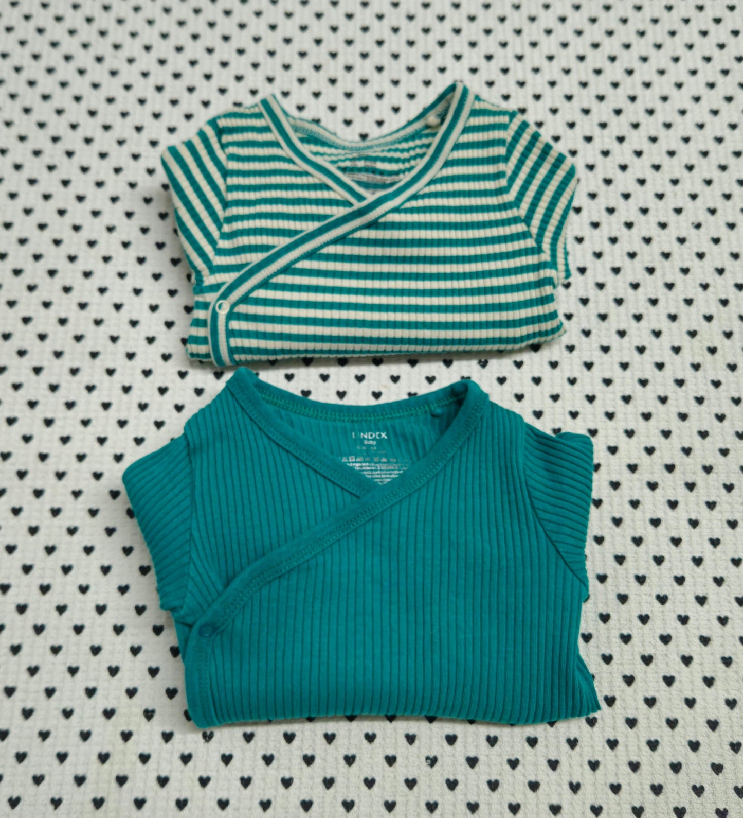 Minis Junge | Unisex | 2er-Pack: Wickelbody langarm (Lindex), Gr. 62