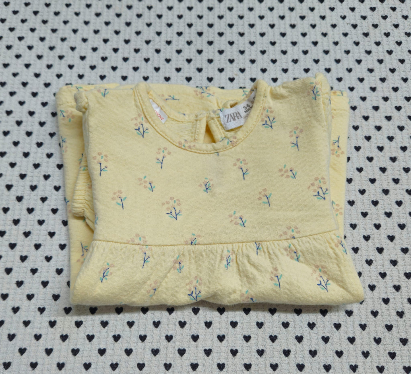 Minis Mädchen | 2-tlg. Set: Kleid und (Windel)Höschen (Zara), Gr. 62