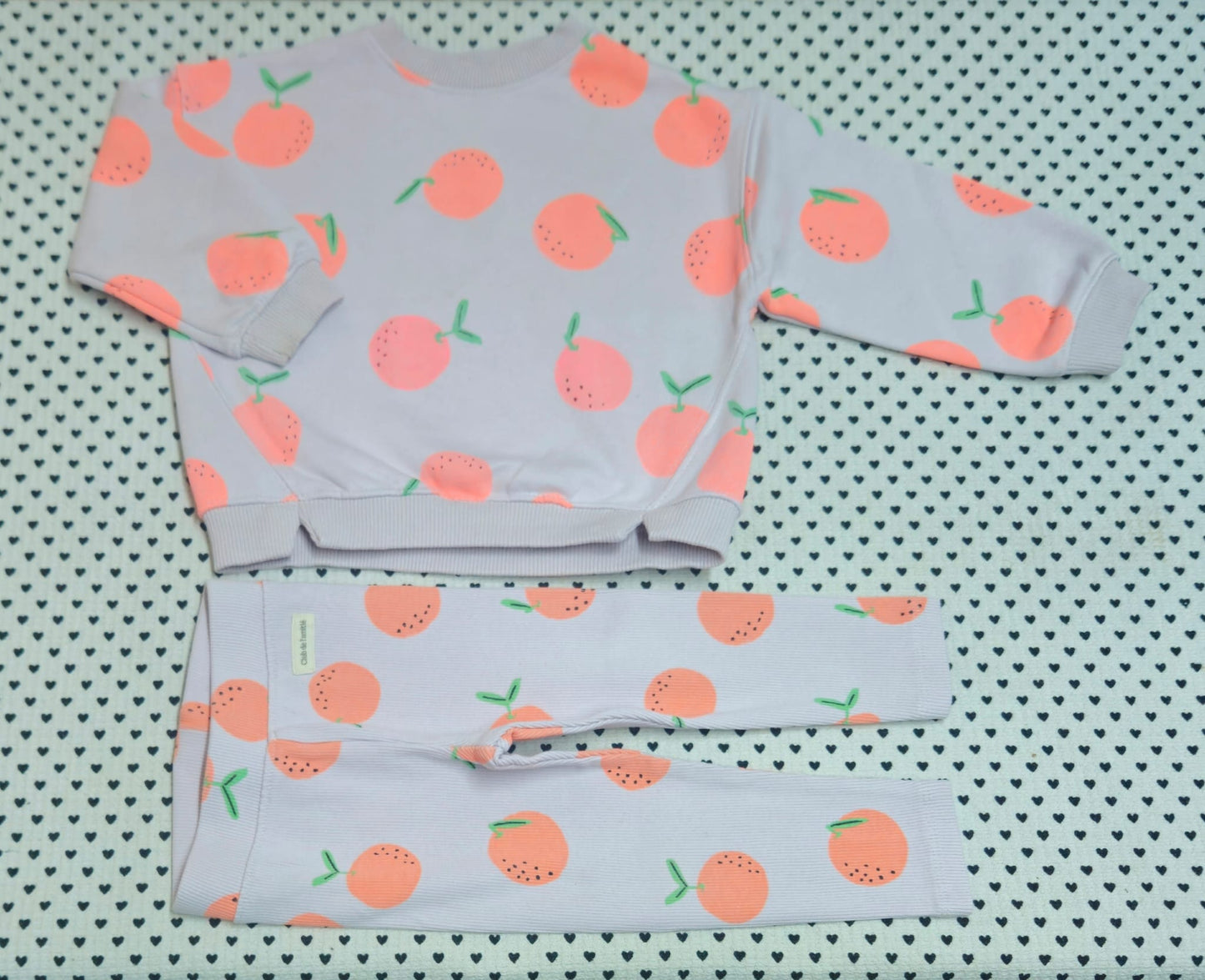 Minis Mädchen | 2-tlg. Set: Pullover und Leggings (Zara), Gr. 80/86