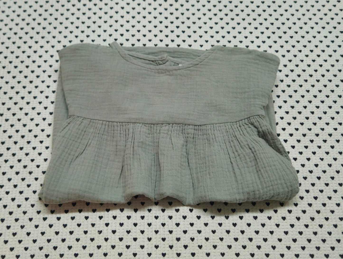 Minis Mädchen | Musselin-Kleid (H&M), Gr. 92