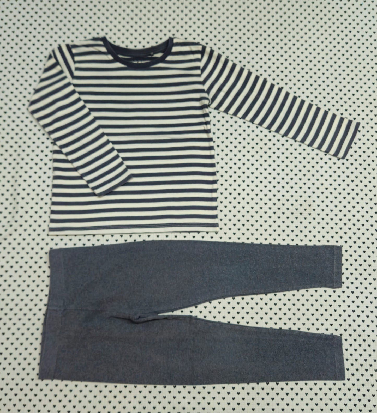 Kids | Mädchen | Unisex | 2-tlg. Set: Langarmshirt und Leggings (Next), Gr. 110/116