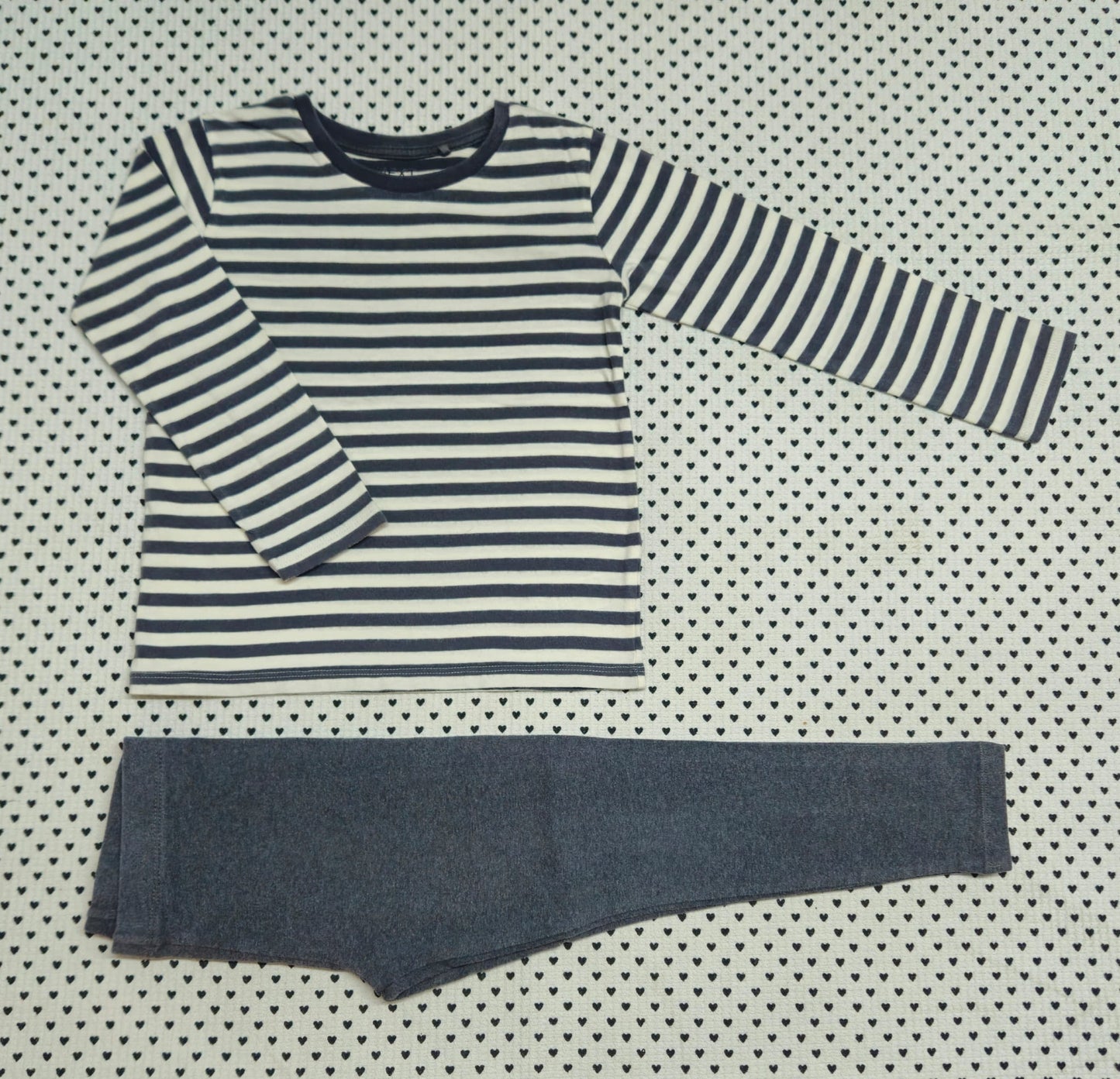 Kids | Mädchen | Unisex | 2-tlg. Set: Langarmshirt und Leggings (Next), Gr. 110/116