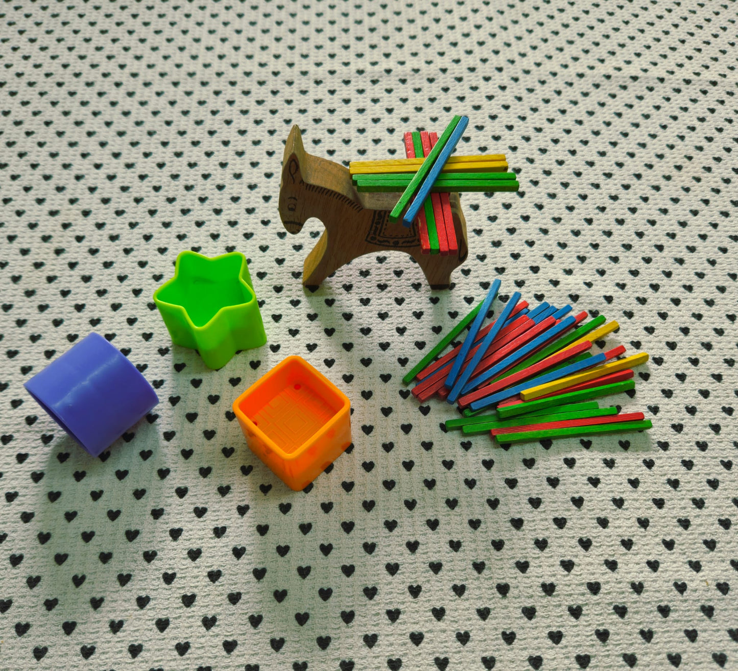 Spielsachen | Balancierspiel aus Holz mit Esel