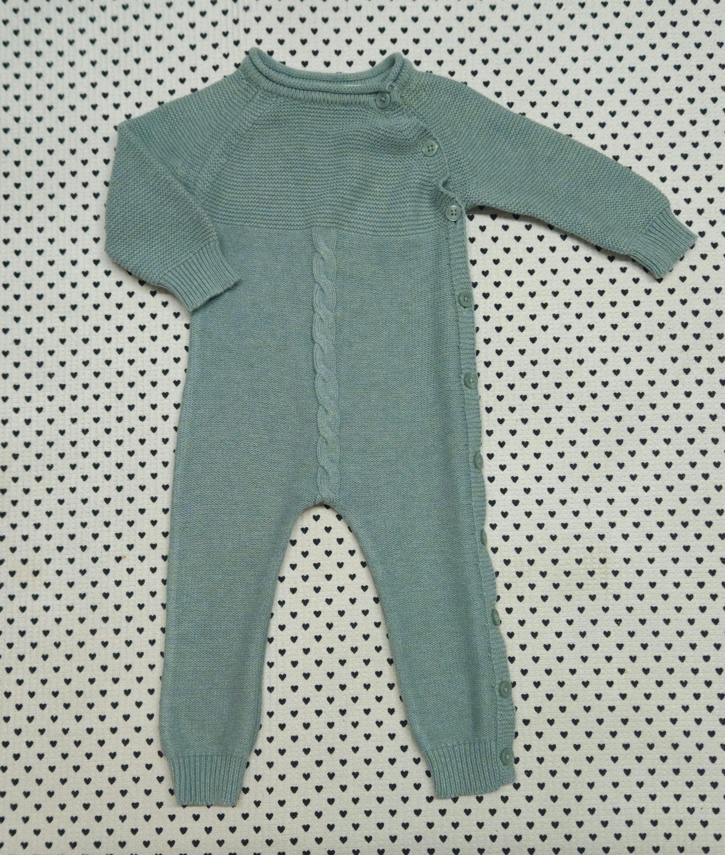 Minis Junge | Unisex | Strick-Einteiler/Strampler (Sense Organic), Gr. 68/74