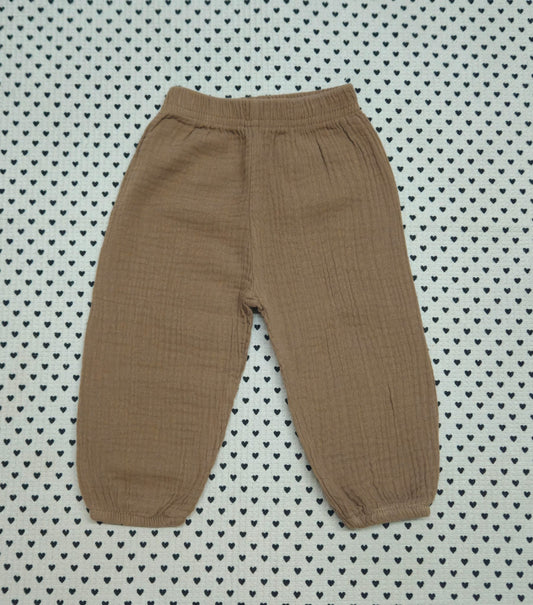 Minis Junge | Unisex | Musselin-Hose (No Name), Gr. 74