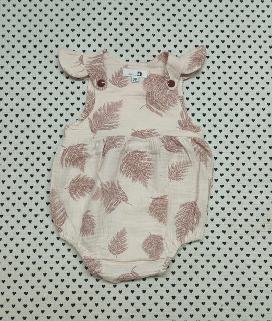 Minis Mädchen | Musselin-Romper/Einteiler (Barbara Prinz), Gr. 68