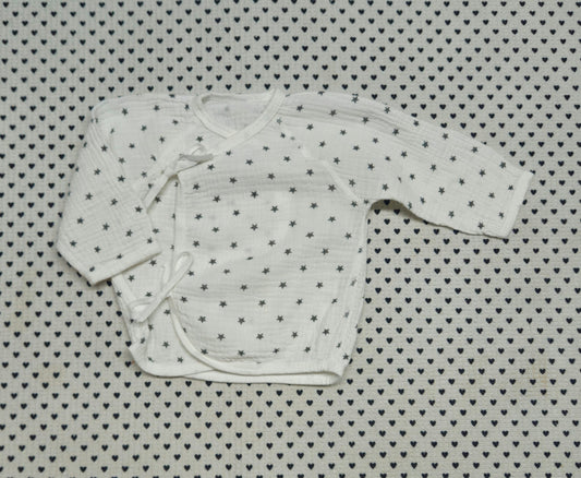 Minis Junge | Unisex | Musselin-Wickelpullover/Schlüttli (no Name), Gr. 56/62