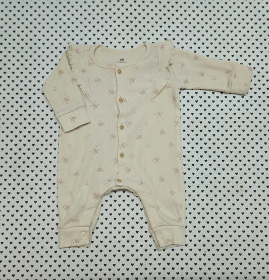 Minis Mädchen | Einteiler/Strampler (H&M), Gr. 56
