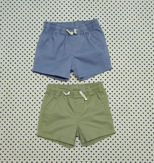 Minis Junge | Unisex | 2er-Pack: Shorts (H&M), Gr. 80