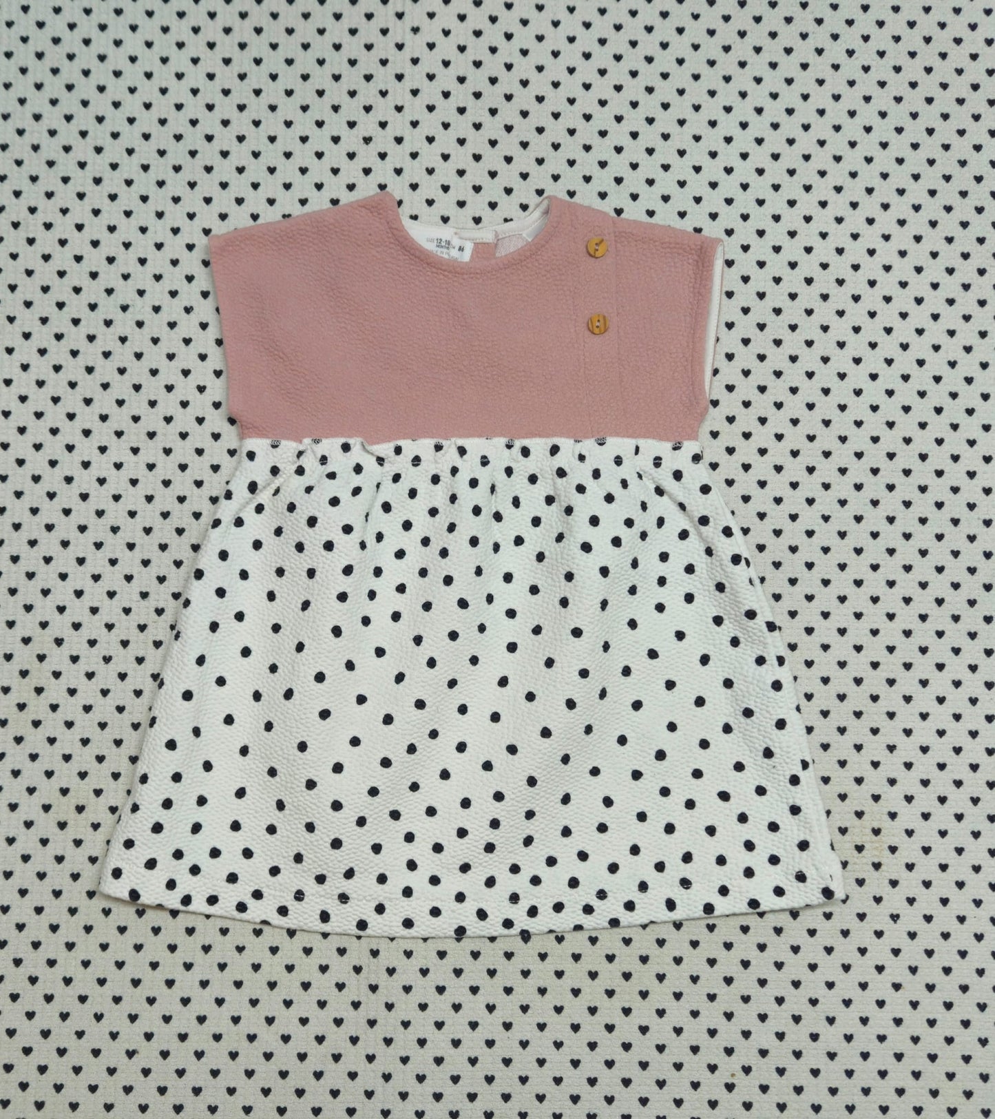 Minis Mädchen | Kleid von Zara, Gr. 80