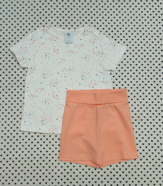 Minis Mädchen | 2-tlg. Set: Pyjama von Sanetta, Gr. 74