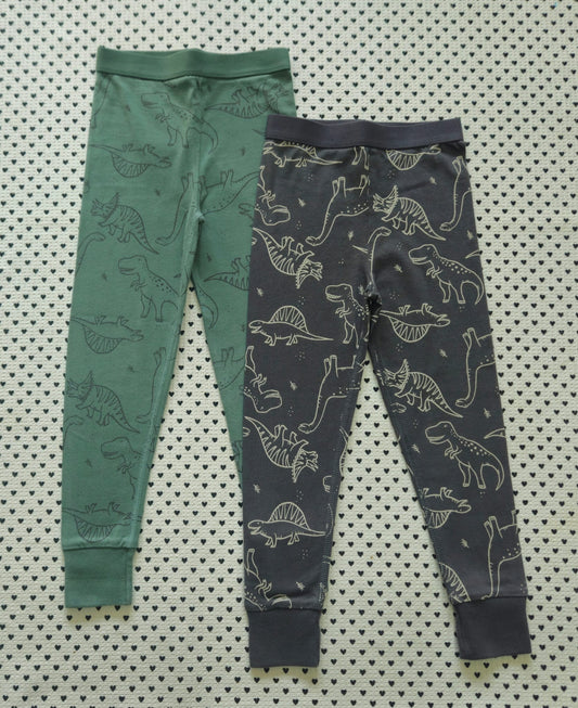 Kids | Junge | Unisex | 2er-Pack: Leggings/Pyjamahosen (H&M), Gr. 98/104