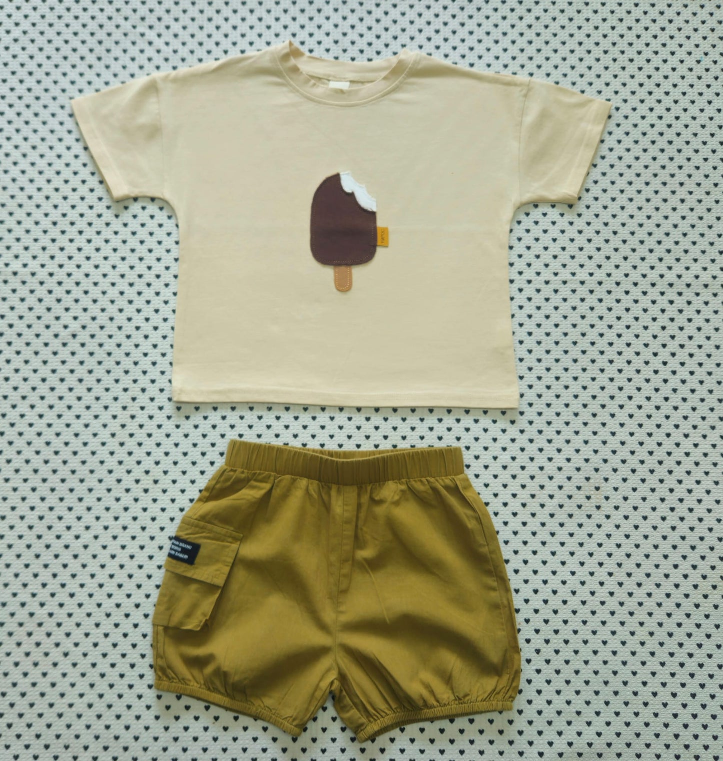 Kids | Junge | 2-tlg. Set: T-Shirt und Shorts (No Name), Gr. 98