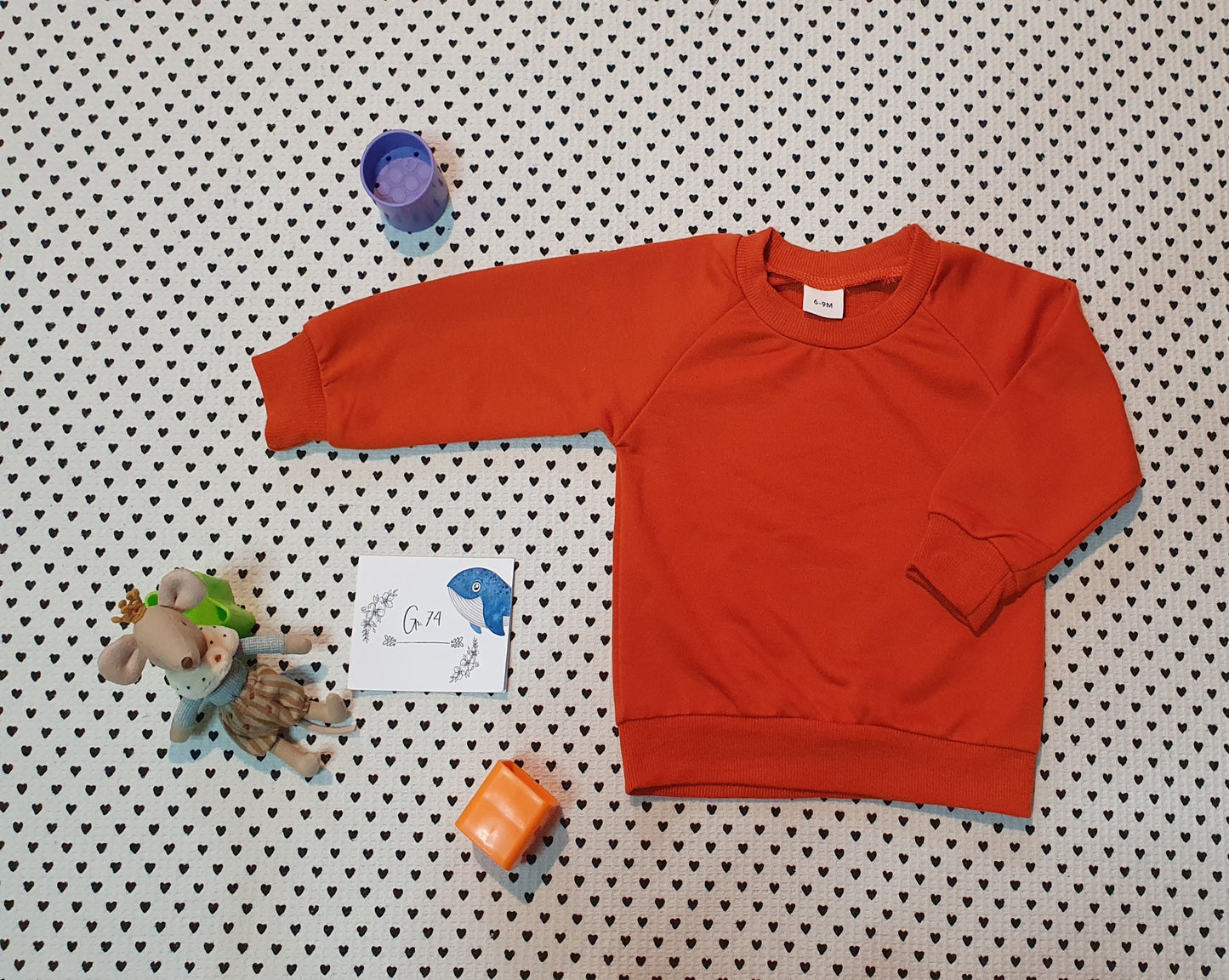 Minis Junge | Unisex | Pullover Langarm von Patpat, Gr. 68/74