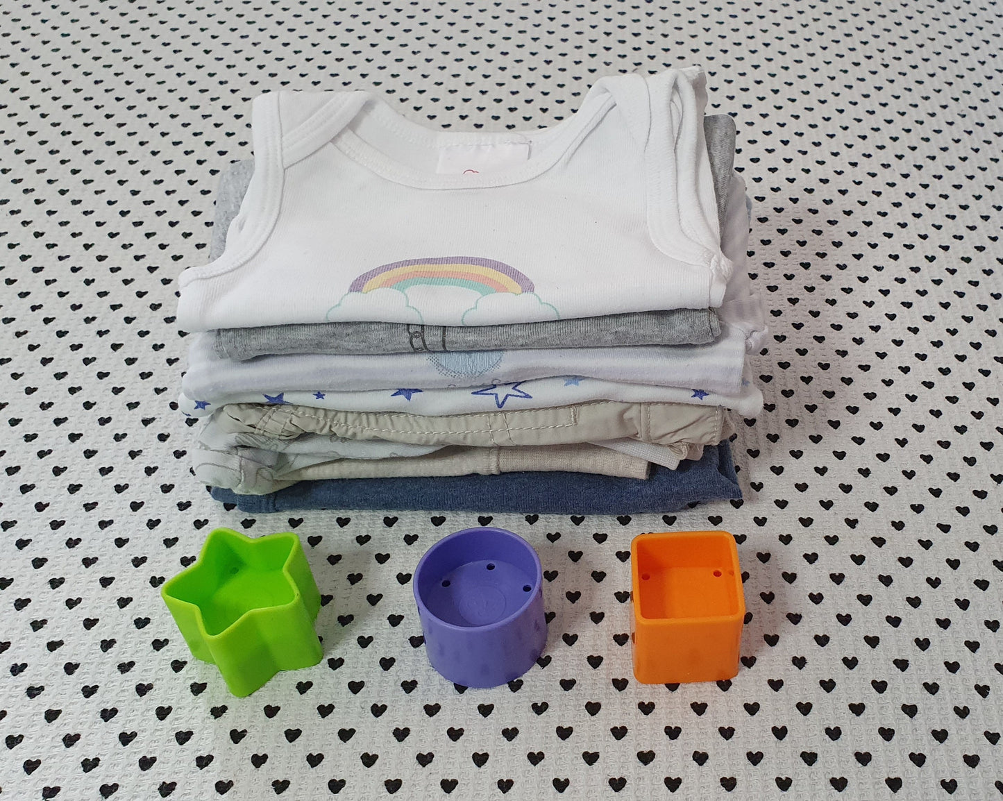 Minis Junge | 8-teiliges Kleiderset (Sommer) Gr. 62